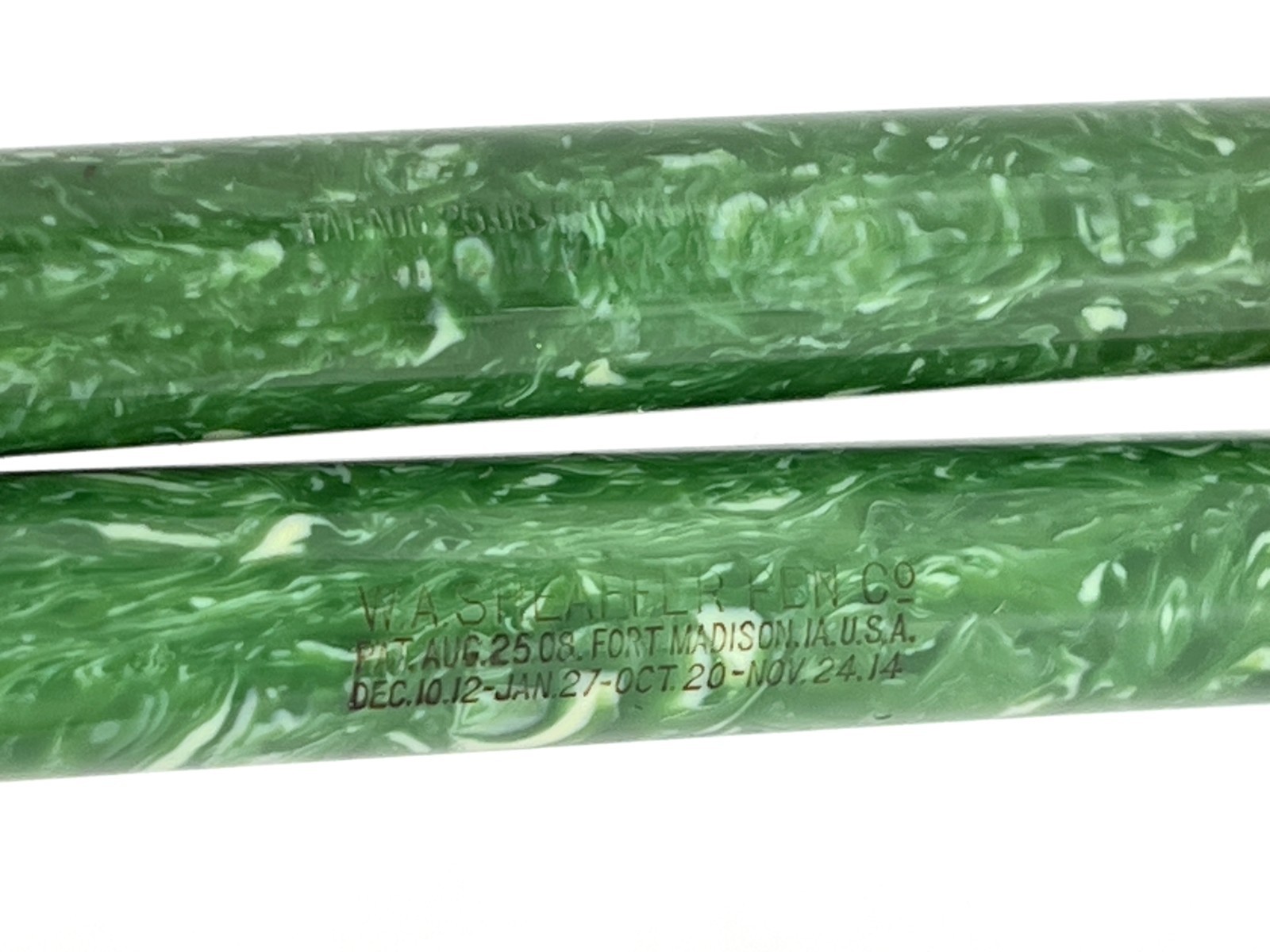 Antique circa 1929 Sheaffer Fountain Pen Desk Set Bronze German Shepherd Dogs