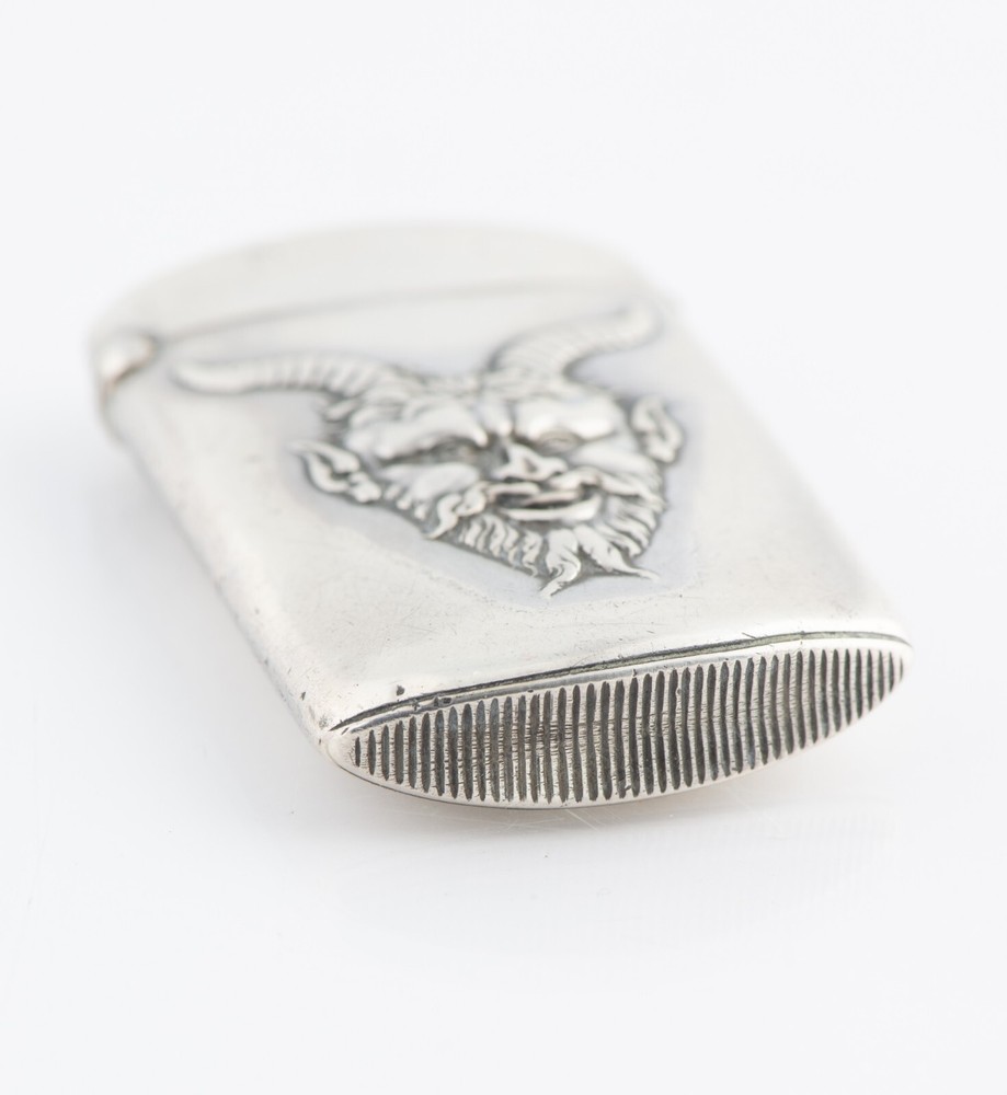 Carter Howe Sterling Devil MatchSafe / Vesta Case
