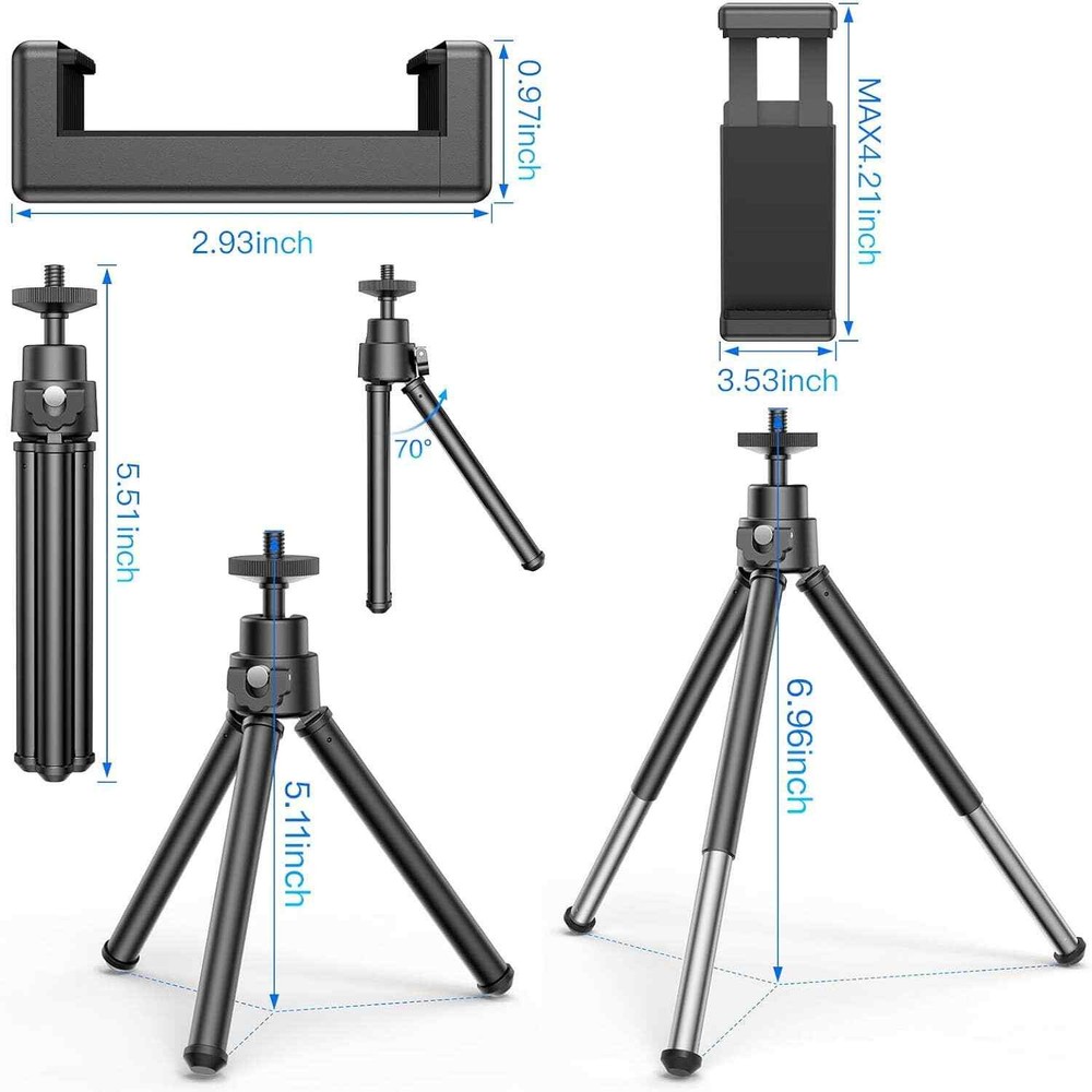 Extendable Tripod with Phone Holder