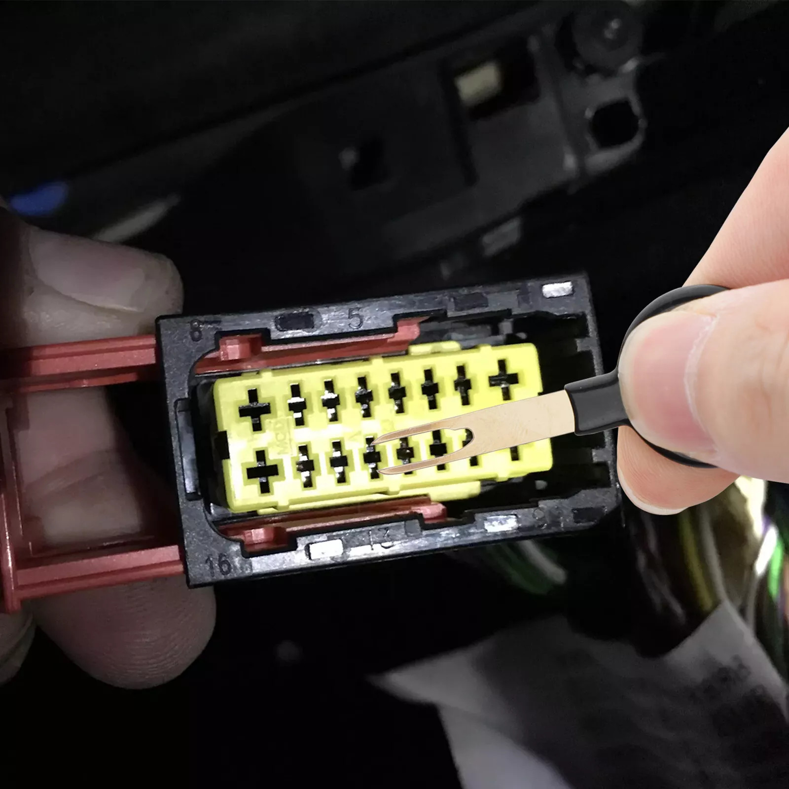 739Pcs Automotive Electrical Connector Pins Kit Terminal Removal Tool Wire Seals