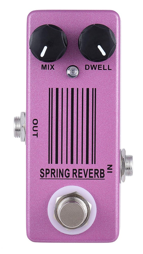 YMUZE Mini Spring Reverb Guitar Effect Pedal
