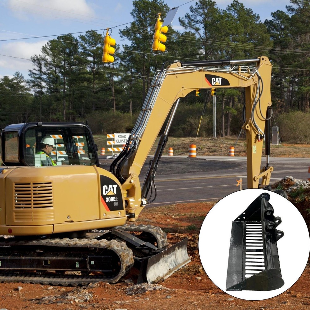For Mini Excavators 600mm Attachment Screening Skeleton Bucket