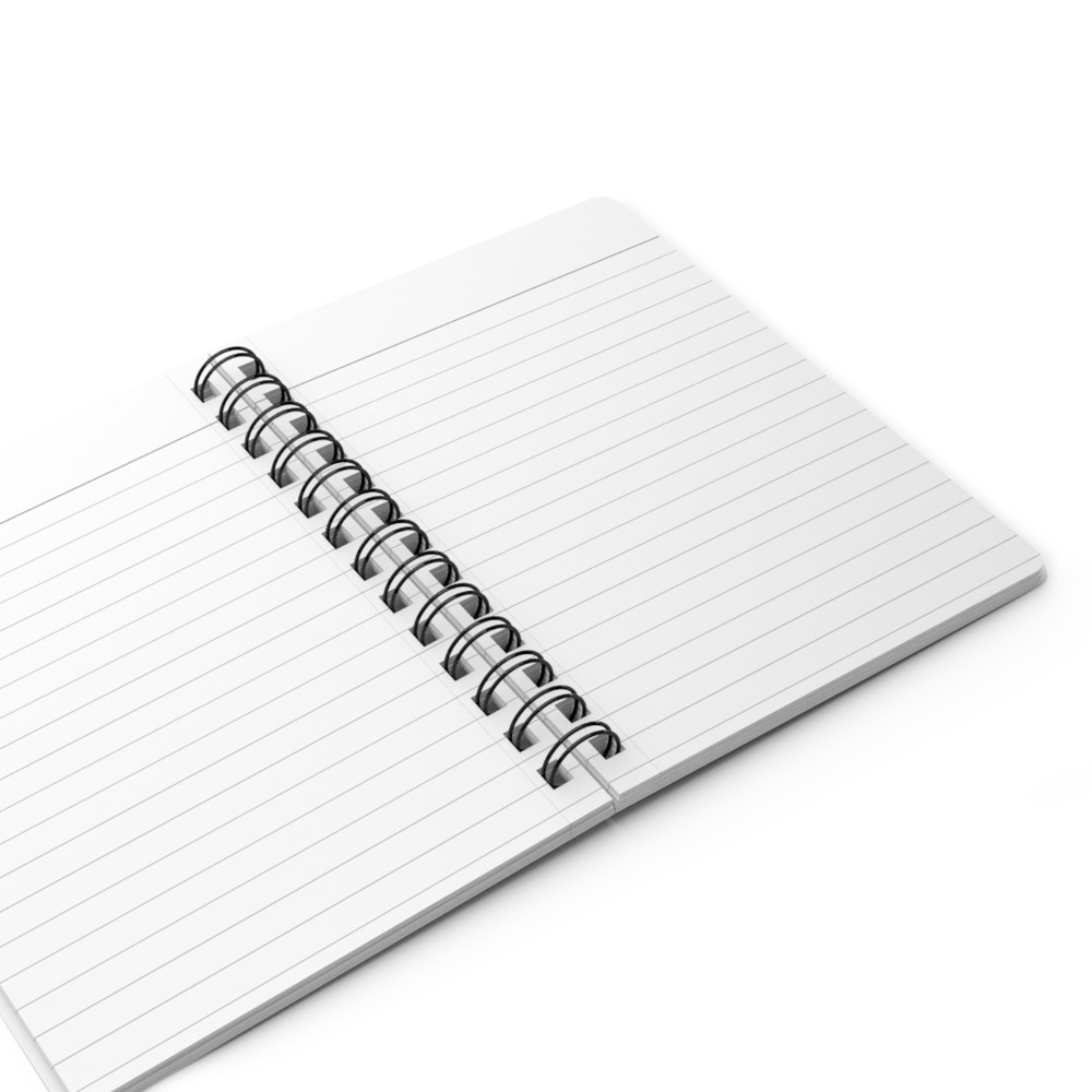 Orange Tabby Cat Spiral Bound Journal
