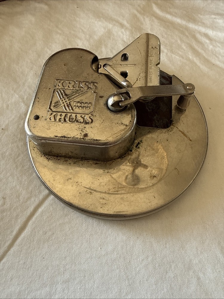 Vintage Kriss Kross Stropper Razor Blade Sharpener with Box