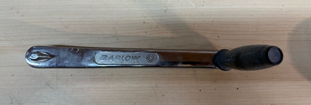 Barlow 10" Locking Chrome Winch Handle Used