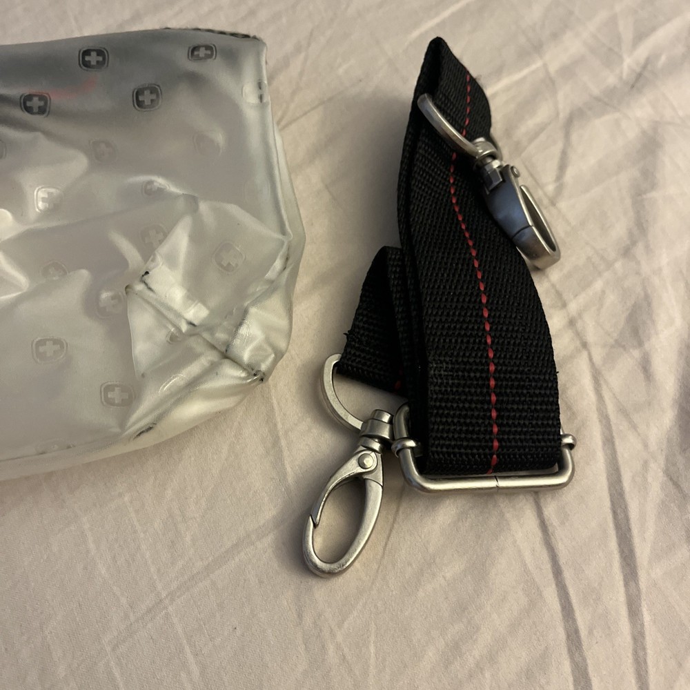 Swiss Army Suitcase Pouch And Strap