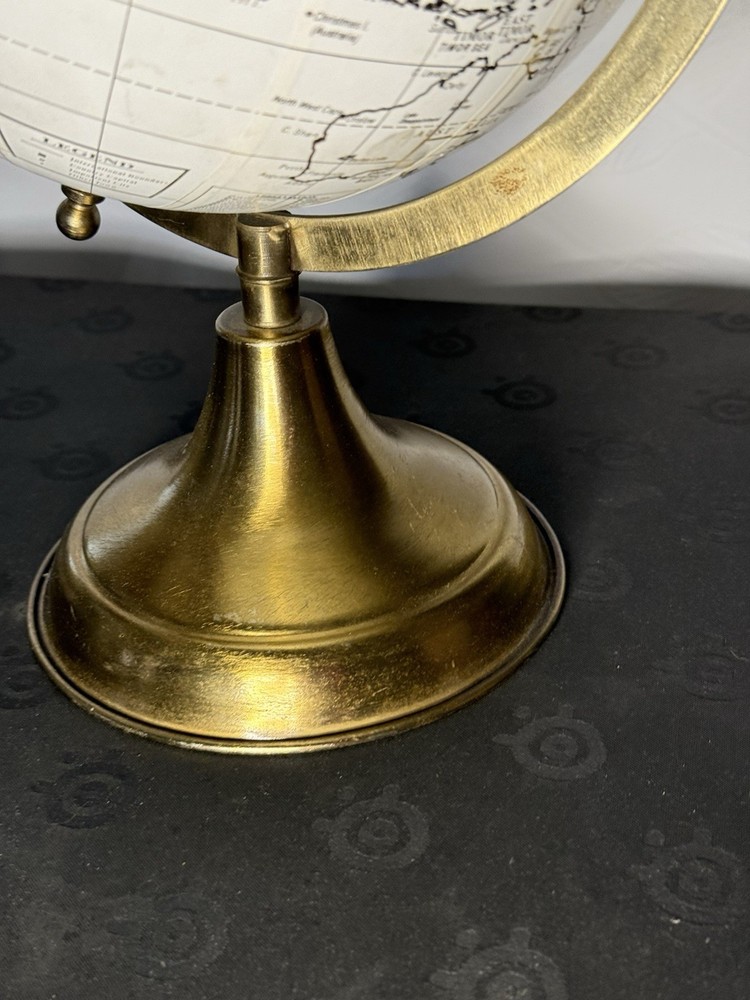 World Globe 13'' Rotating Earth Map Large Desktop Stand