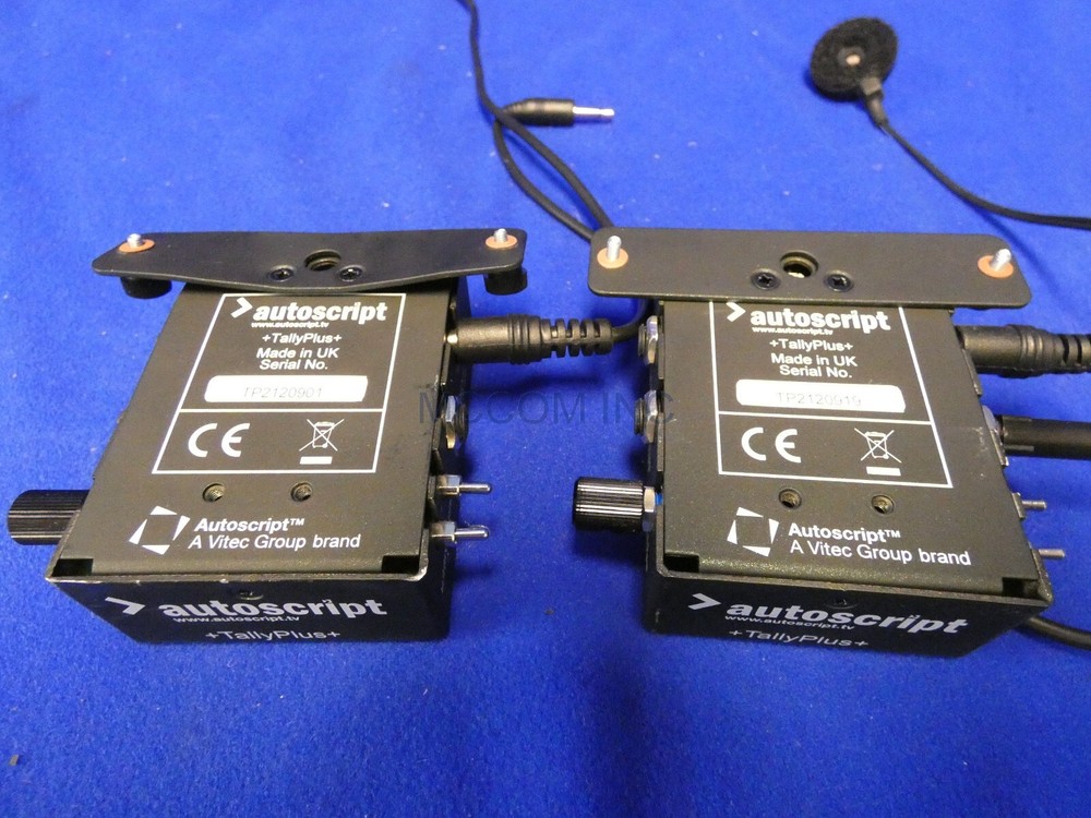 Autoscript TallyPlus Camera Number & Tally Display Qty 2 for ELP15 Plus Prompter