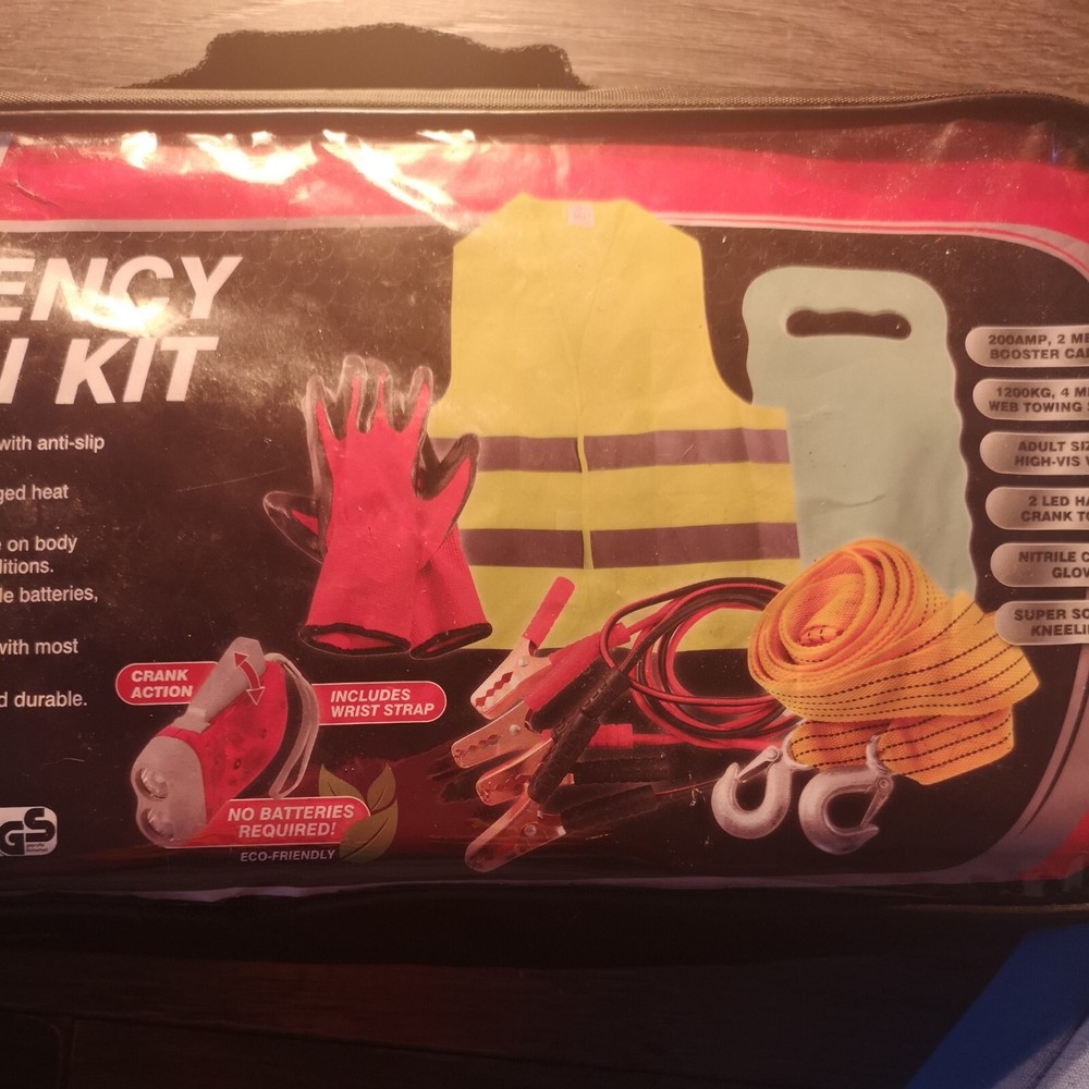 DEKTON 6PC EMERGENCY CAR BREAK DOWN KIT