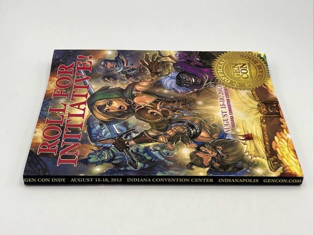 Gen Con 2013 Program Guide Book Gencon Indianapolis Indiana Indy