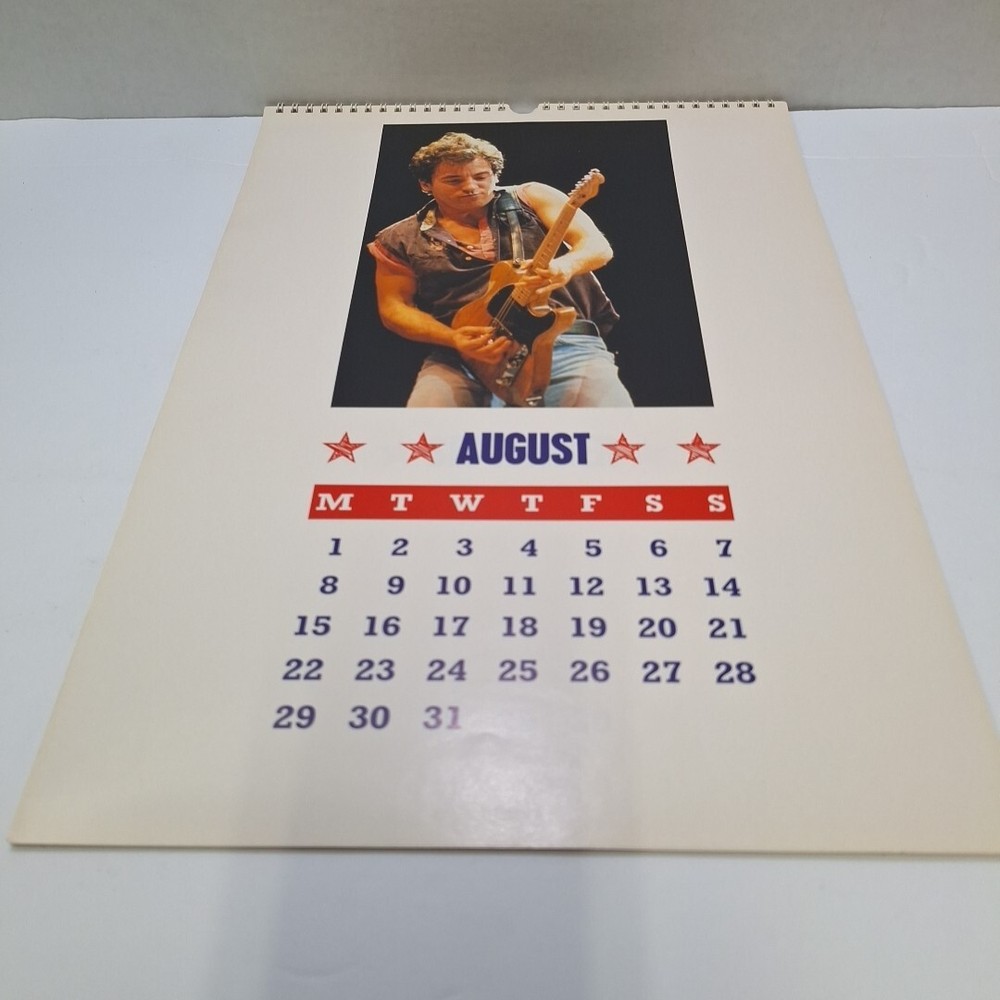 Bruce Springsteen 1988 Calendar