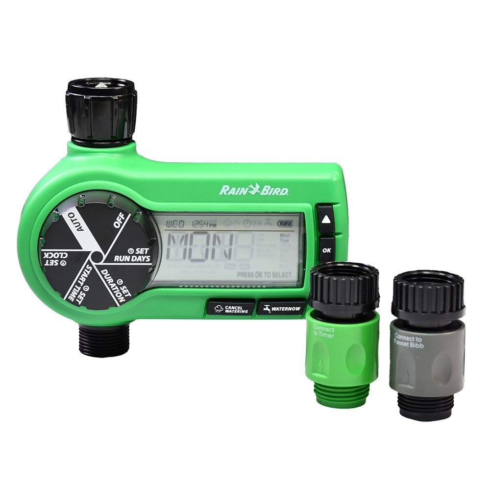 Rain bird Battery Operated Hose-End Sprinkler Timer Controller w/ Quick Connect