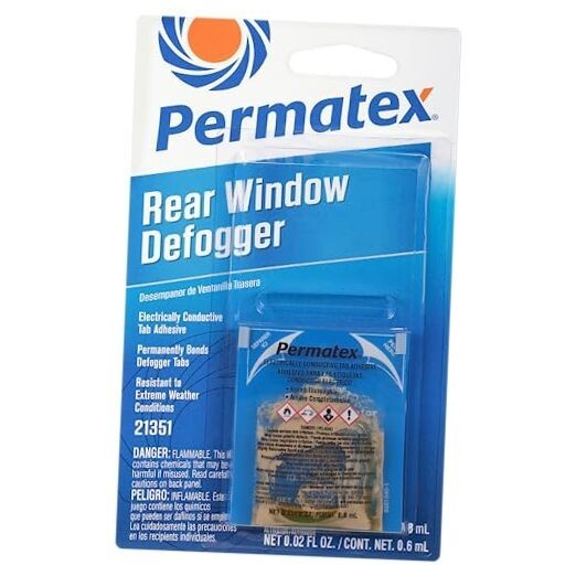 21351 Electrically Conductive Rear Window Defogger Tab Adhesive Single