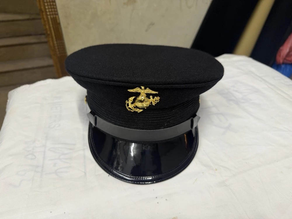 WW1 USMC Marine Corps Bell Crown Visor Hat