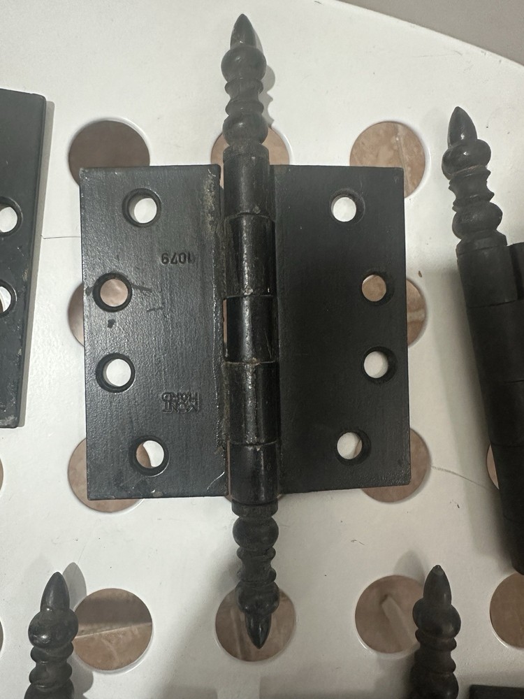 4x4 black antique hinges
