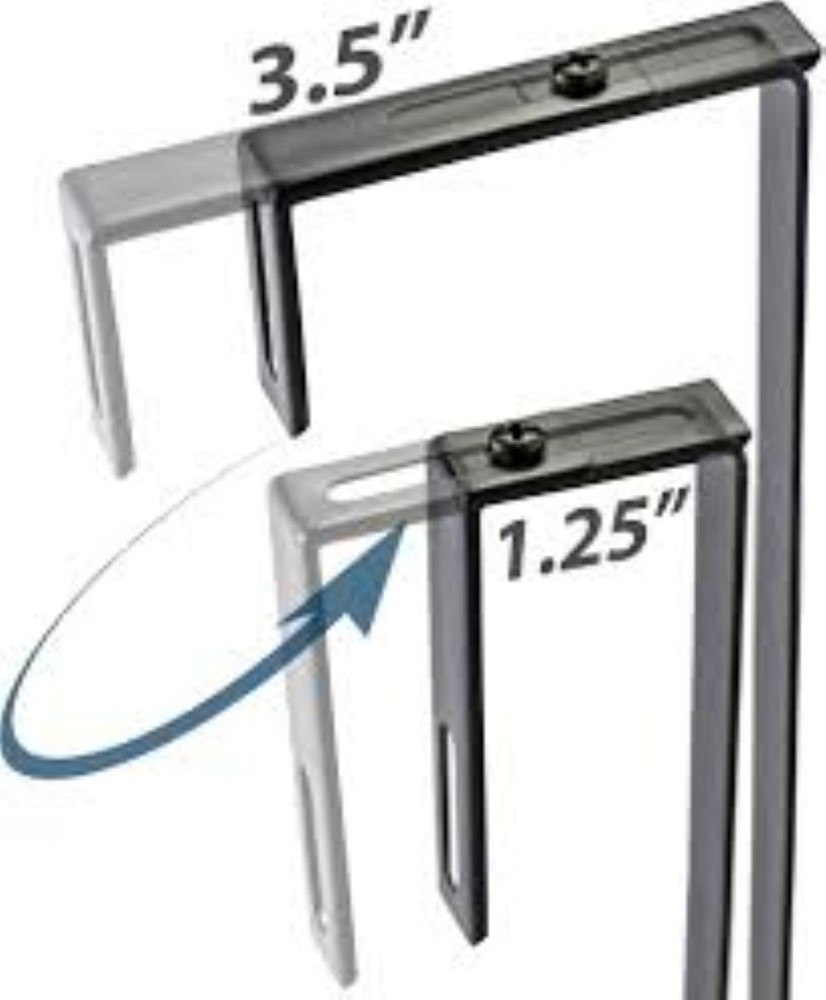 Officemate 21460 Partition Hanger, Adjustable, 1 Pair