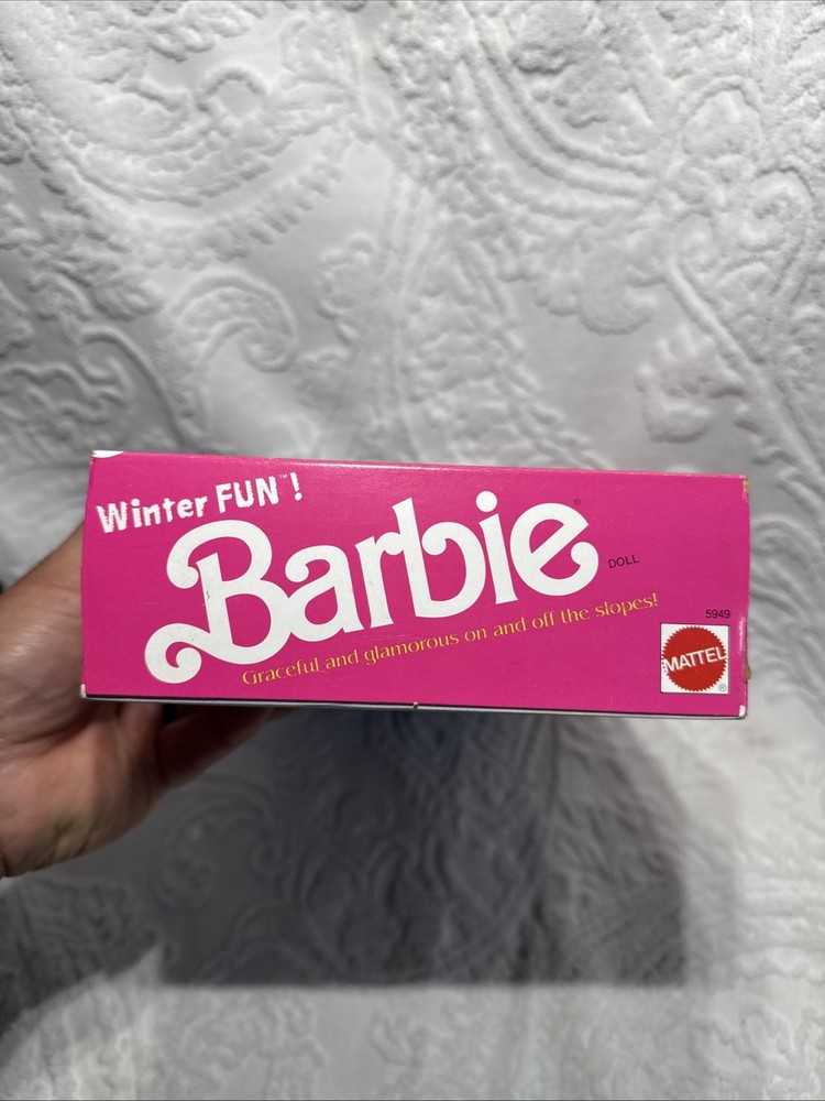 Winter Fun Barbie 1990 Doll