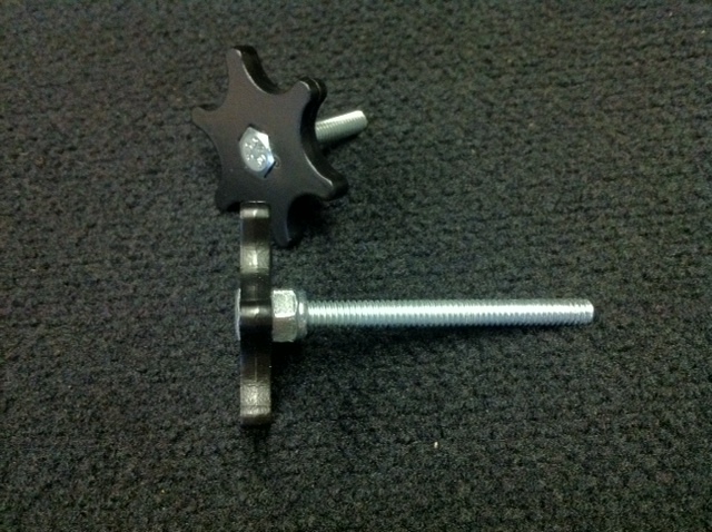 Belt Grinder Steel Clamping Knobs for 2x72" knife making grinder