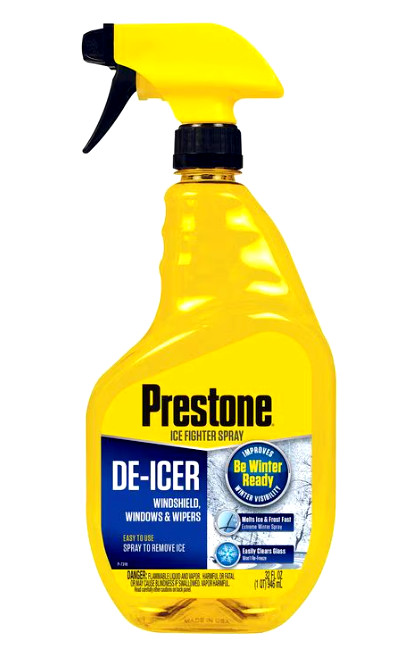 Prestone Ice Fighter Spray Windshield Windows & Wipers - 32 oz.
