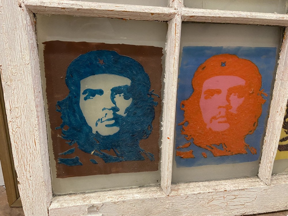 Vintage Andy Warhol Che Guevara Window