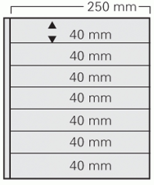 White Garant Stock Page Per 5-7 Strips