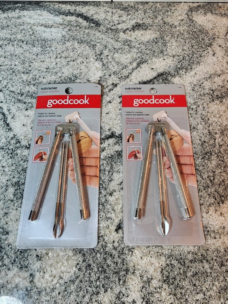 2 NEW Good Cook Nutcracker or Seafood Cracker Nutcracker With Picks