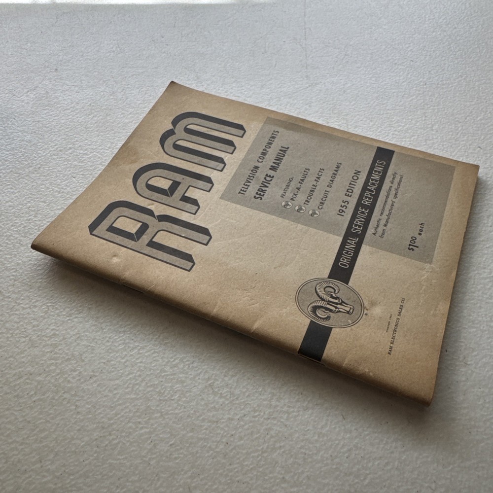 RAM TV 1955 Television Components Service Manual