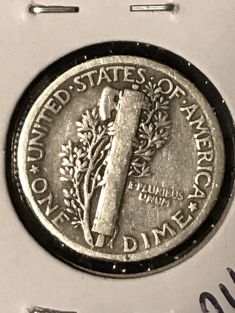 1923 Mercury Dime F