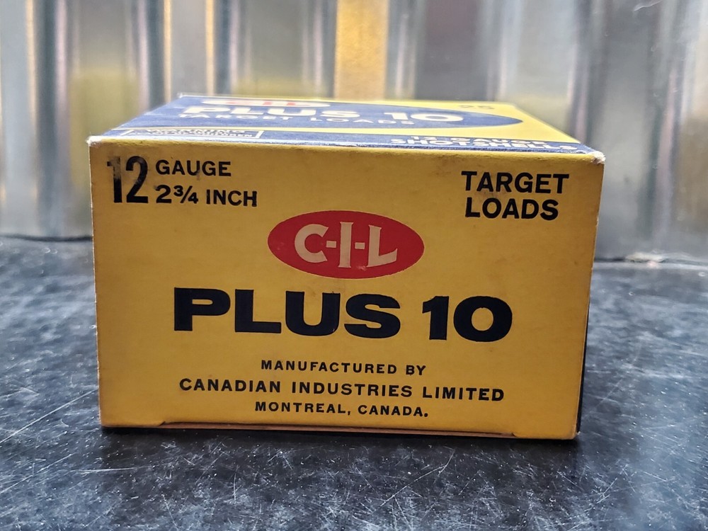 Wards C-I-L Plus 10 Target Loads 12 GA Shotgun Shells Empty Box