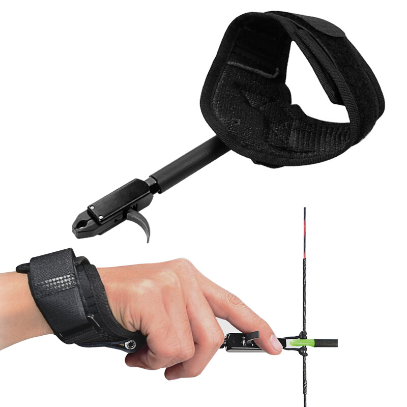 1PCS Archery Caliper Release Aid Adult Tools Trigger Wrist Strap Compound Bow