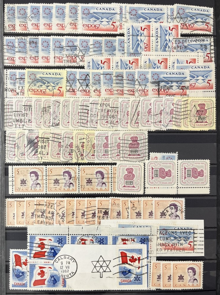 Canada Mid Period Mixture Used MNH(100s)  DA1426