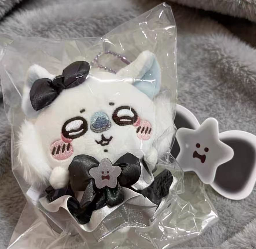 Chiikawa Super Magical Bad Version Plush Momonga Mascot Keychains