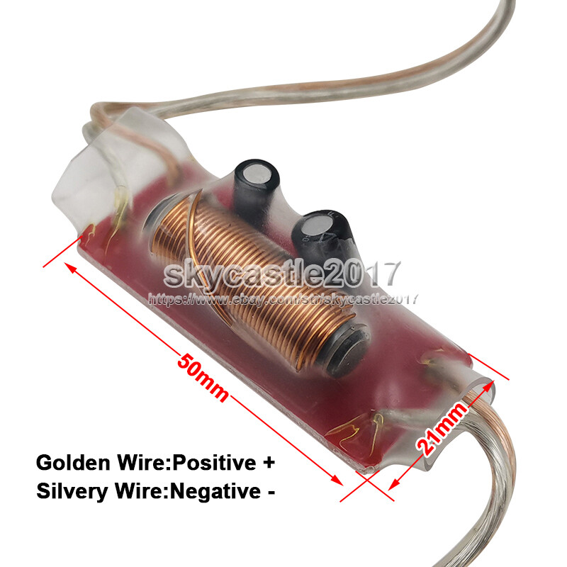 2pcs 4ohm 100W One Way Second-Order Tweeter Frequency Divider Crossover Filter