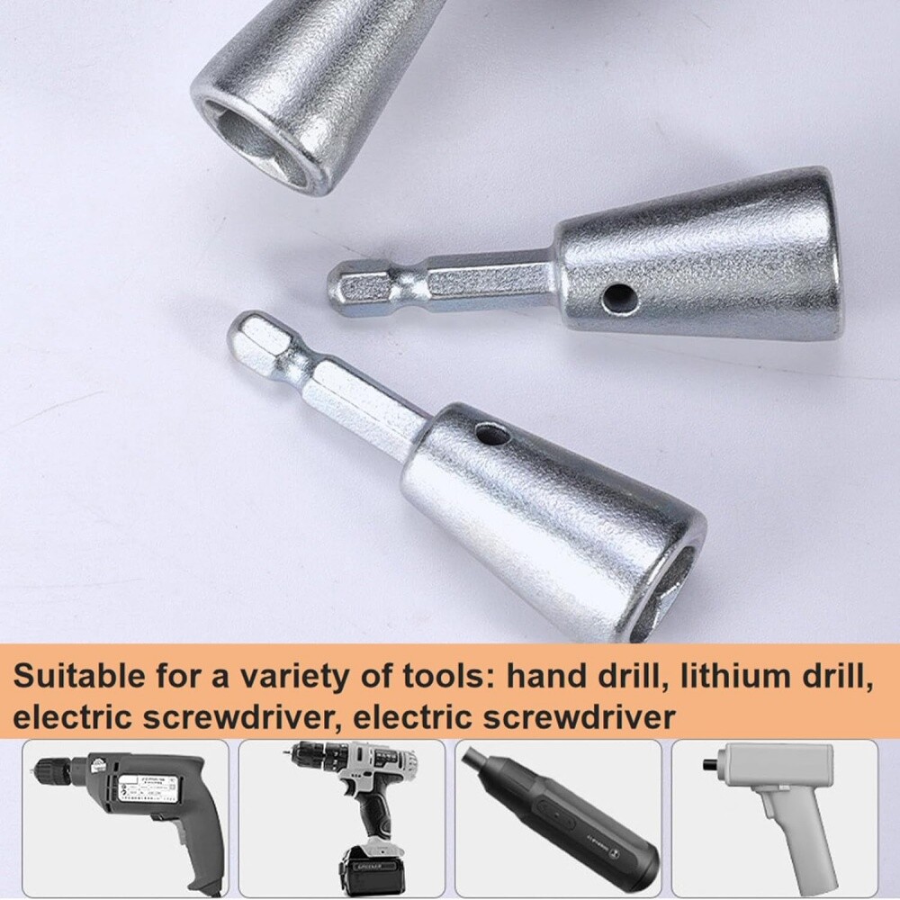 5PCS Wire Stripping Twisting Tool, Electrical Drill Stripper Cable Nut Twister