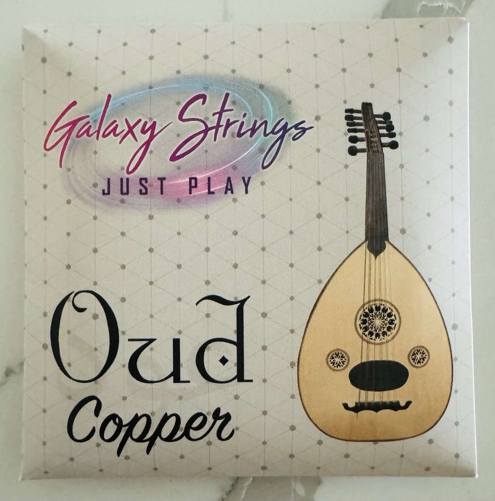 Galaxy Copper Oud Strings Set, Oud Strings set Arabic F'F' Tuning, 12 strings.