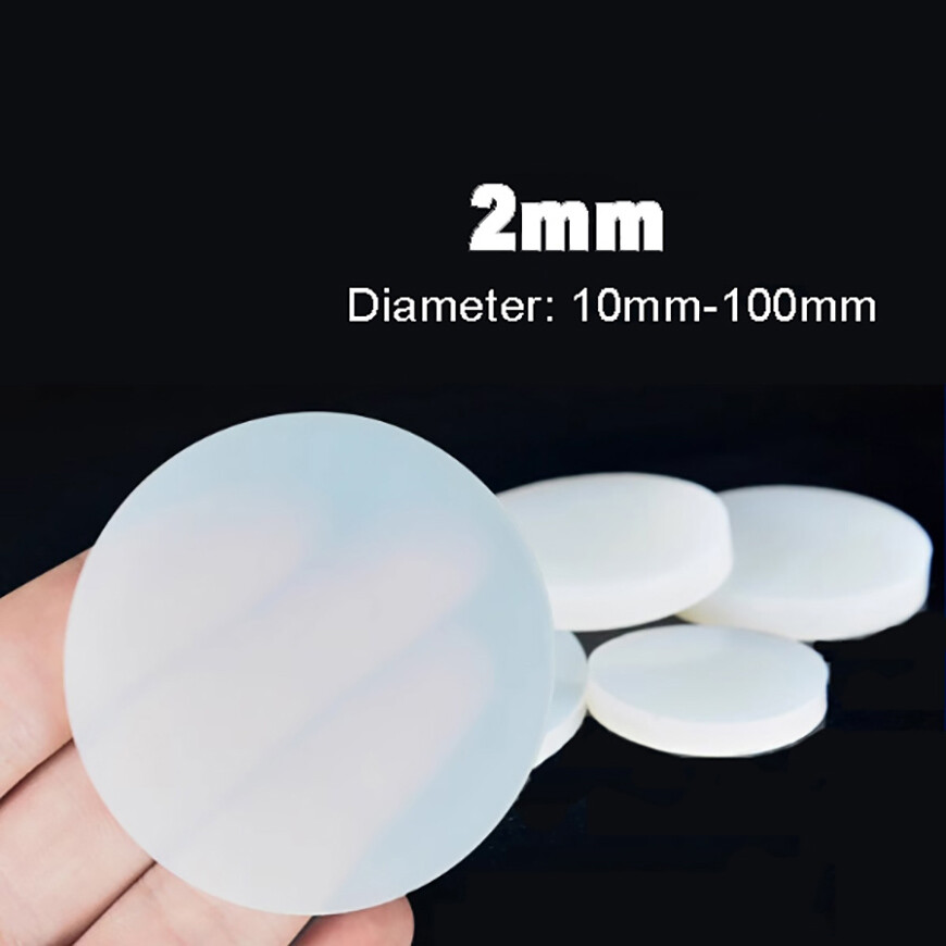 Thick 2mm Solid Silicone Disc Discs Round Silicone Pads Pad Sheet Φ10mm-100mm