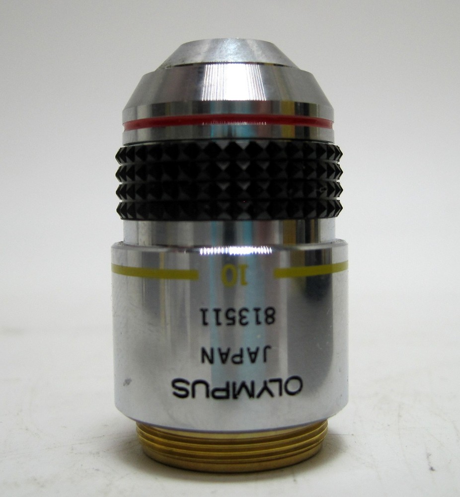 Olympus Microscope Objective SPlan 10PL 10x Phase Contrast 160/0.17