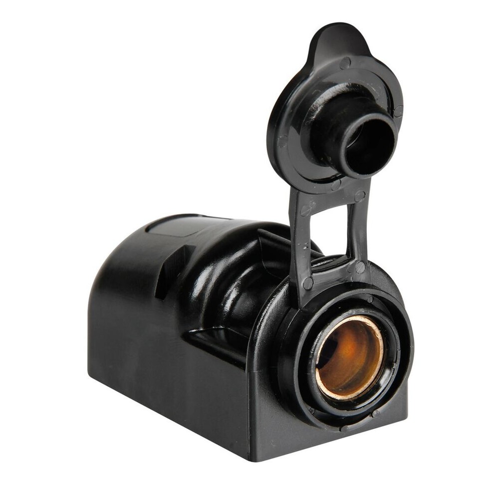 SURFACE MOUNT DIN POWER OUTLET 12V 24V WITH LOCKING LID