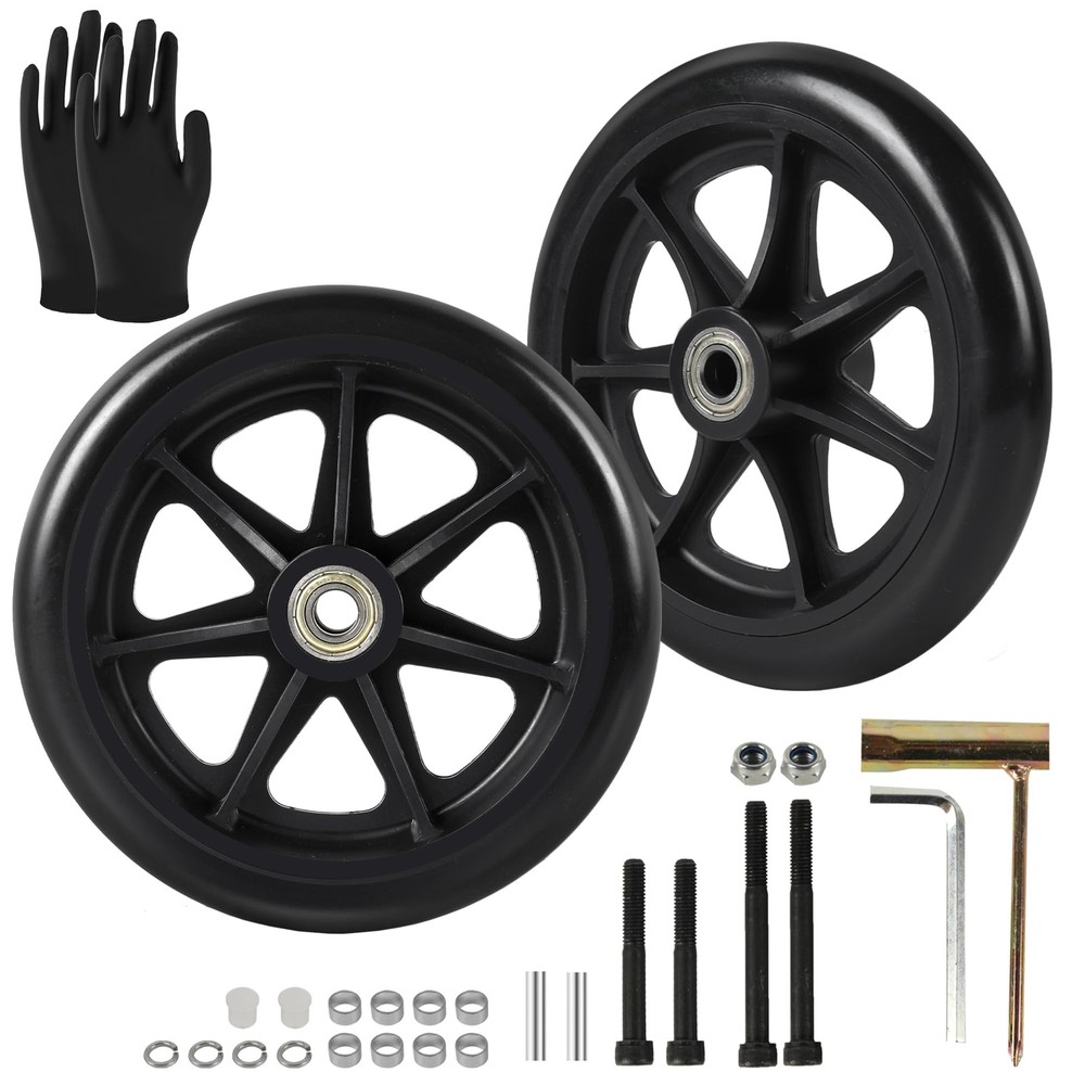6 Inch Replacement Wheelchair Front Wheels
