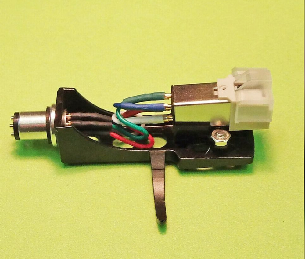 NEW! Original Audio Technica AT91 Cartridge+Needle+ Black Headshell