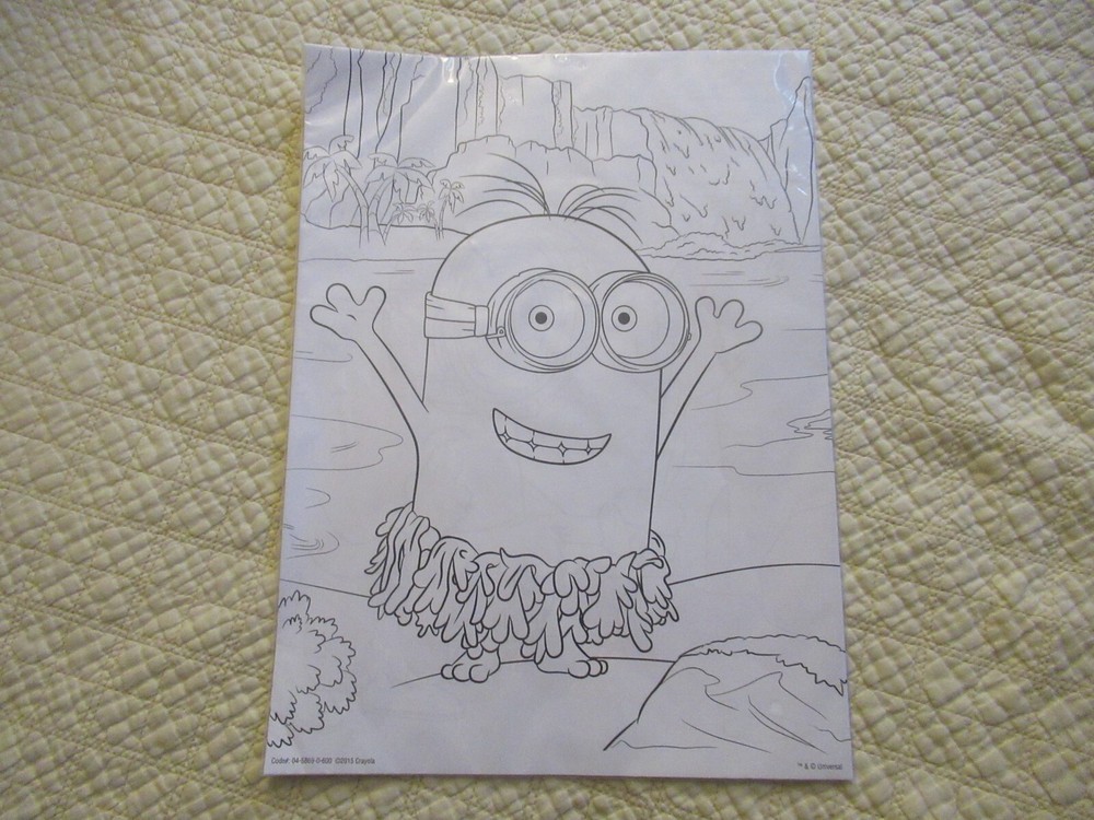 Crayola Minions Coloring Sheet Pack (2015)