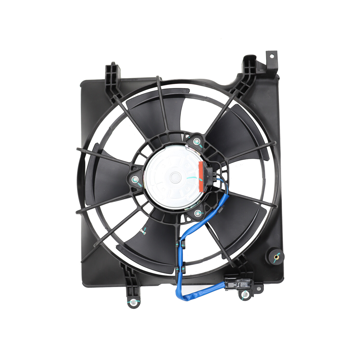 2pcs A/C AC Condenser Radiator Cooling Fan For 2012-15 Honda Civic 2013-17 Acura