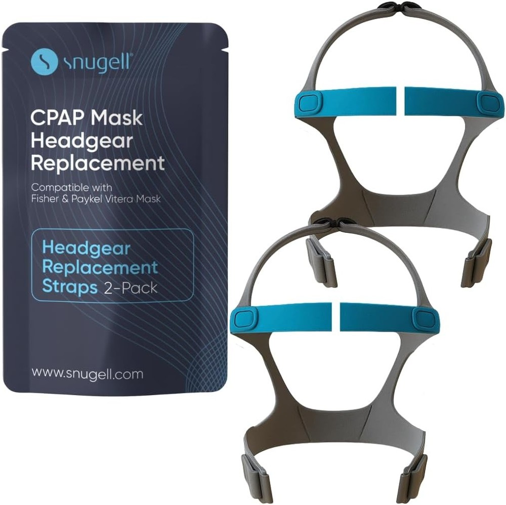 Vitera Headgear CPAP Strap Replacement for Full Face Mask – (2-Pack)...