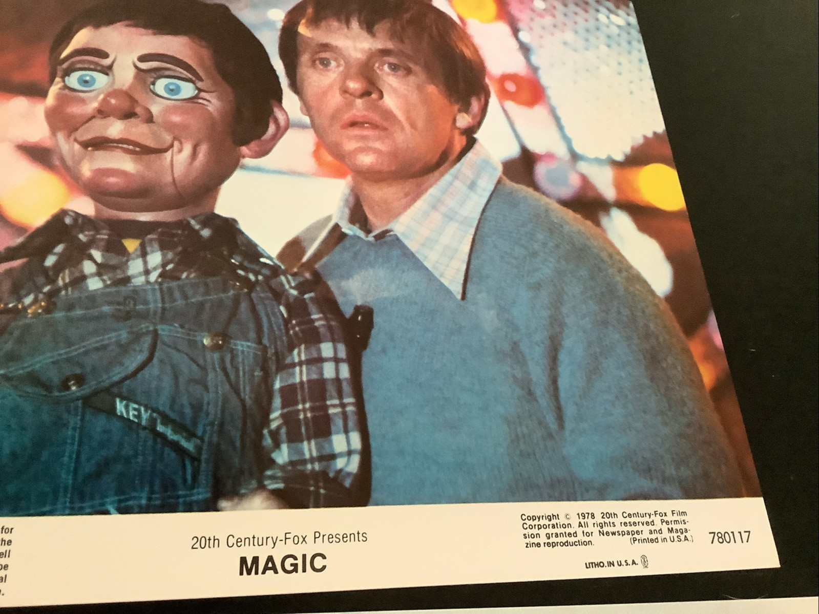 MAGIC 1978 ORIGINAL LOBBY CARD SET OF 7 ANTHONY HOPKINS ANN-MARGRET-EXCELLENT!