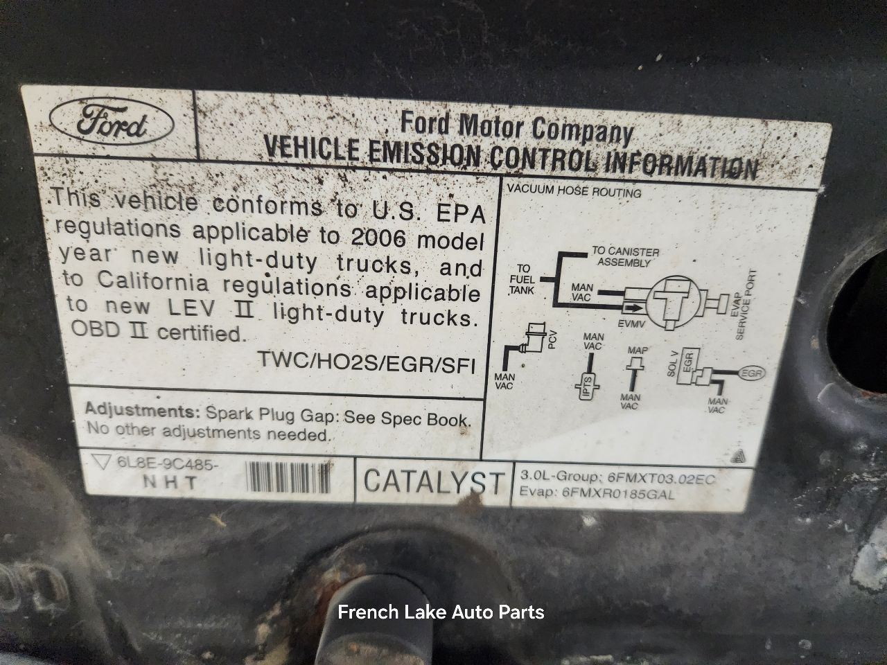 Automatic Transmission VIN 1 C4DE 3.0L AWD Fits 05-06 ESCAPE 1318679