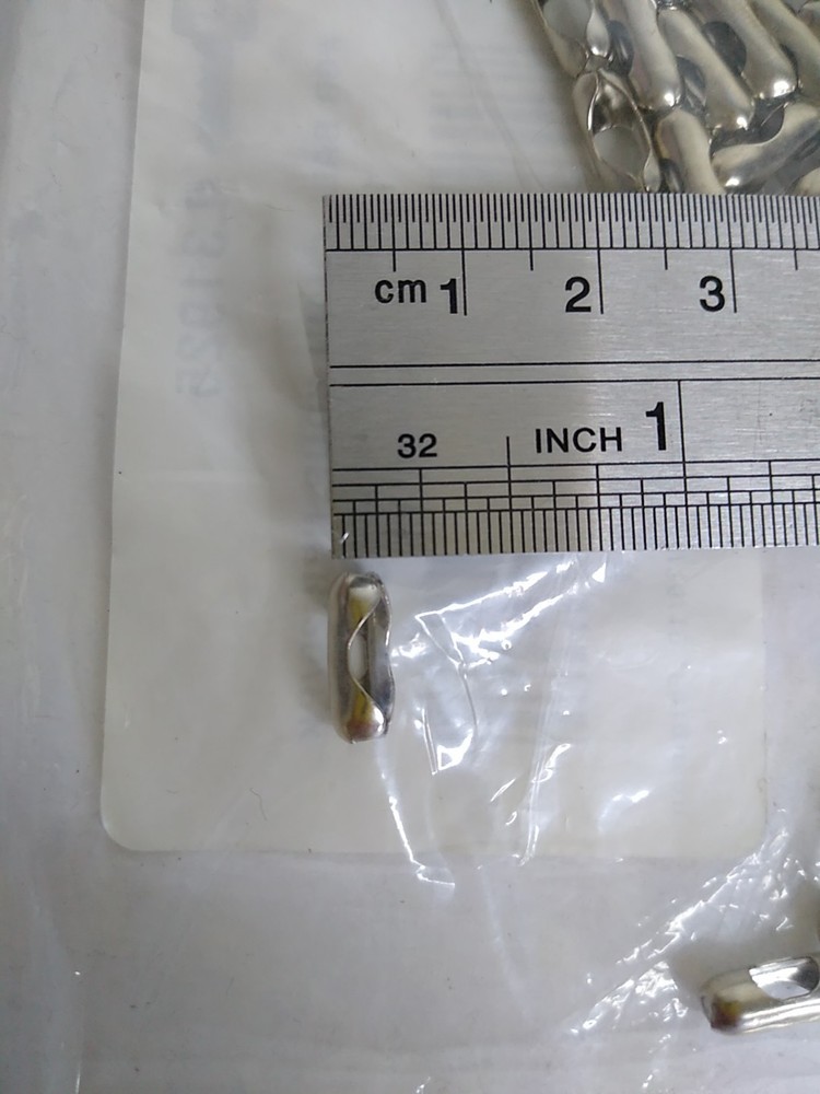 #6B Type Coupler Connector for Beaded Ball Chain 325 Total