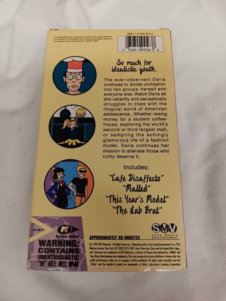 Daria Disenfranchised, VHS