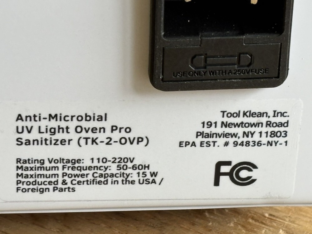 Tool Klean Anti-Microbial UV Oven Pro Sanitizer (Includes Extra Bulb)