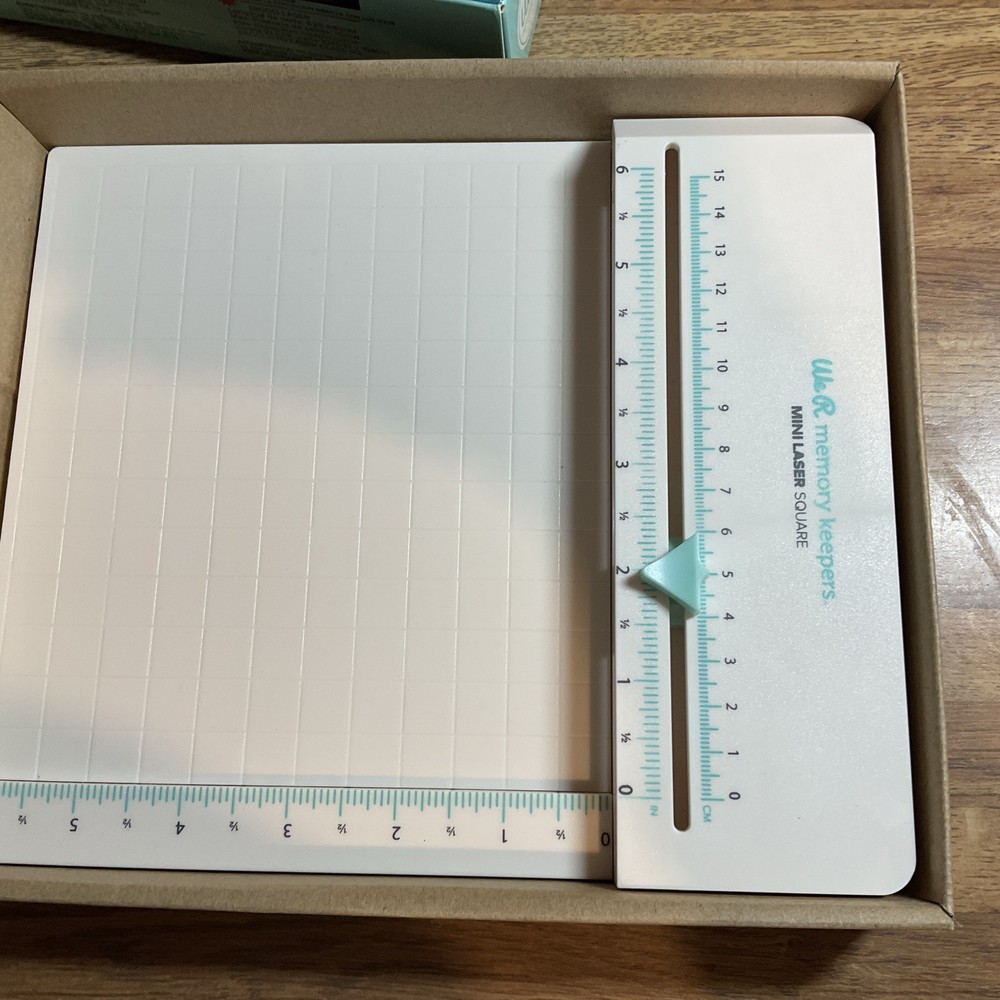 EUC We R Memory Keepers Mini Laser Square Crafting Scrapbooking