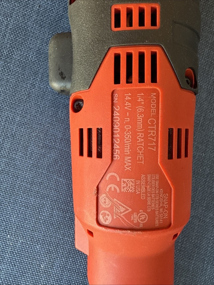 Snap-On CTR717 CORDLESS RATCHET W/Battery